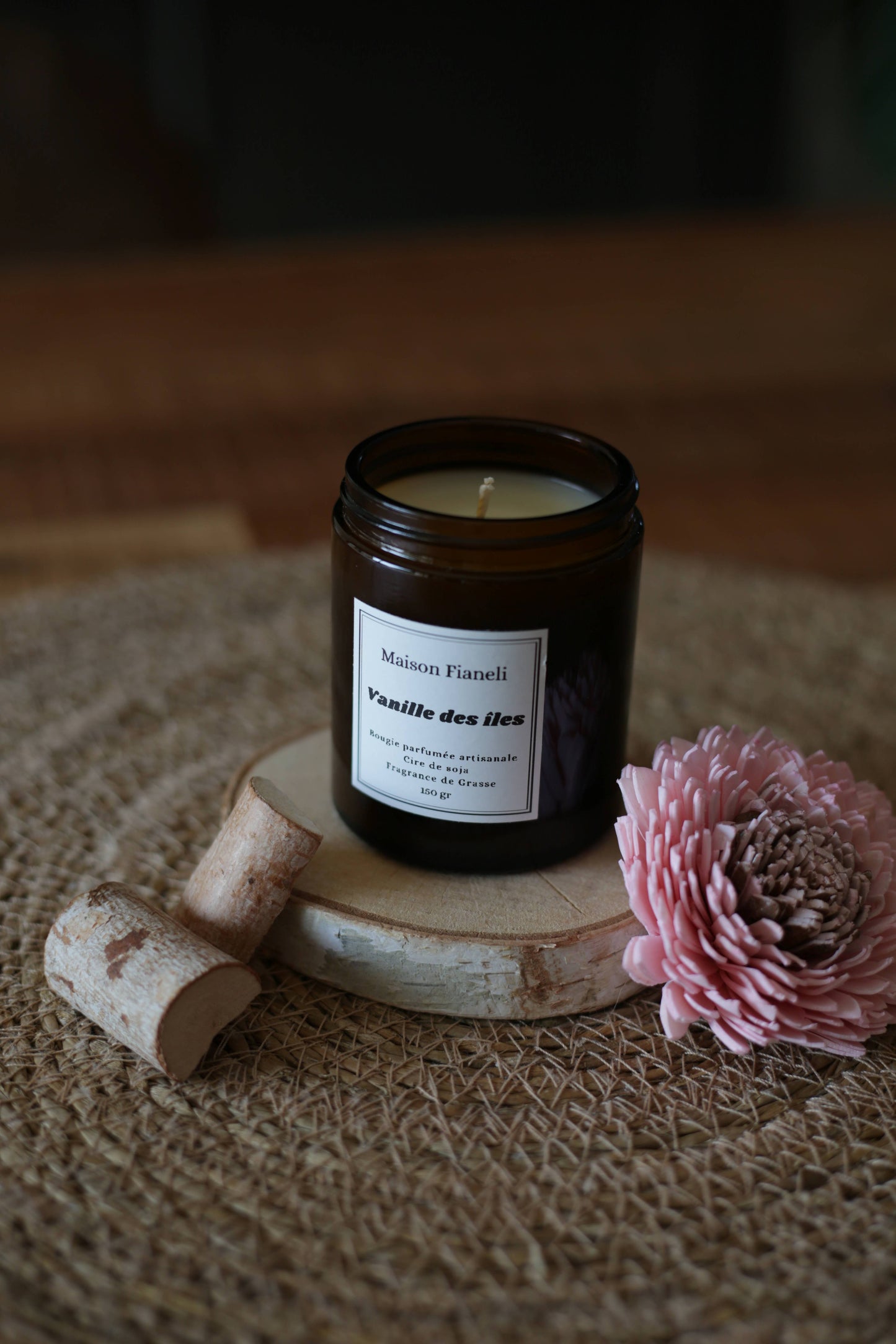 Bougie Parfumée - Vanille des îles